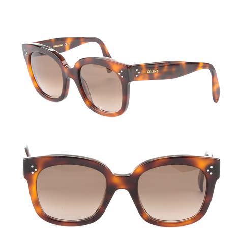 celine new audrey tortoise havana 05lha|Celine 41805/s 05lha Tortoise Audrey Cats Eyes Sunglasses .